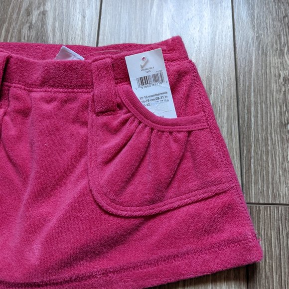 [KIDS 2/$30] NWT Baby Girl (12-18M) - GAP Terrycloth Skort - Picture 3 of 5